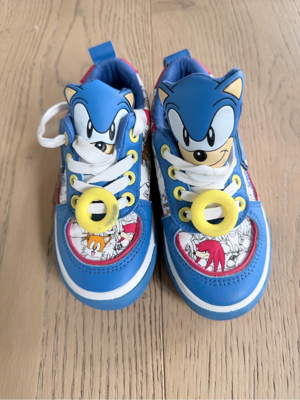Sonic the Hedgehog Blue Kids Sneakers - Character Laces